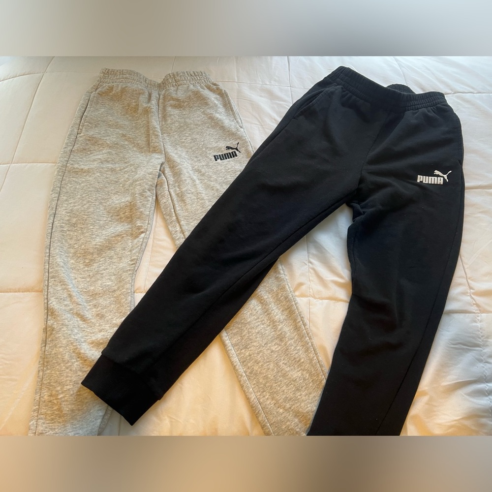 PUMA Big boys cotton Gray & Black